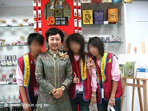縣長夫人特別來為學員加油打氣